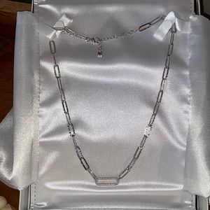 Elle silver necklace